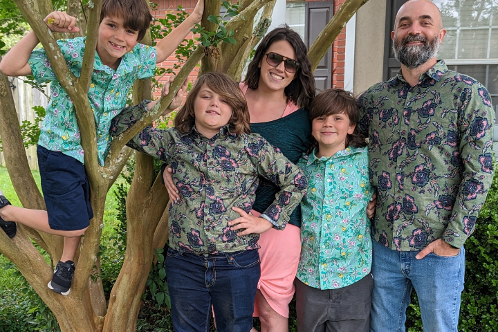 Abigail Walker and her family
